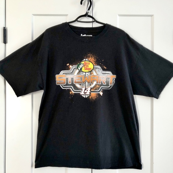 Nascar, Tony Stewart, 2014, Bass Pro Shops, Car Racing T-Shirt, Mens, Size XL - Picture 1 of 7